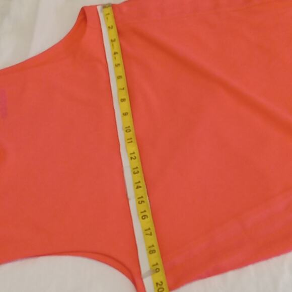 Adidas Men's Large Bright Orange Aeroready Tee, Activewear , Athleisure - Picture 8 of 10